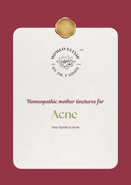Guide to Acne Mother Tinctures
